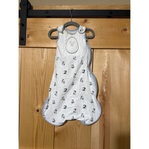 Nested Bean Zen Sack Premiere 0-6 Month Penguin Bamboo Weighted Wearable Blanket